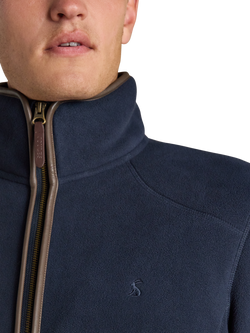 Joules Zip Front Fleece Jacket - view 2, Navy