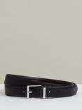Reiss Reign Leather Reversible Belt, Black/Brown