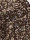 Reiss Geronimo Silk Paisley Handkerchief, Sage