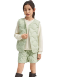 Bosideng Kids' Quilted Sleeveless Gilet, Avocado Green