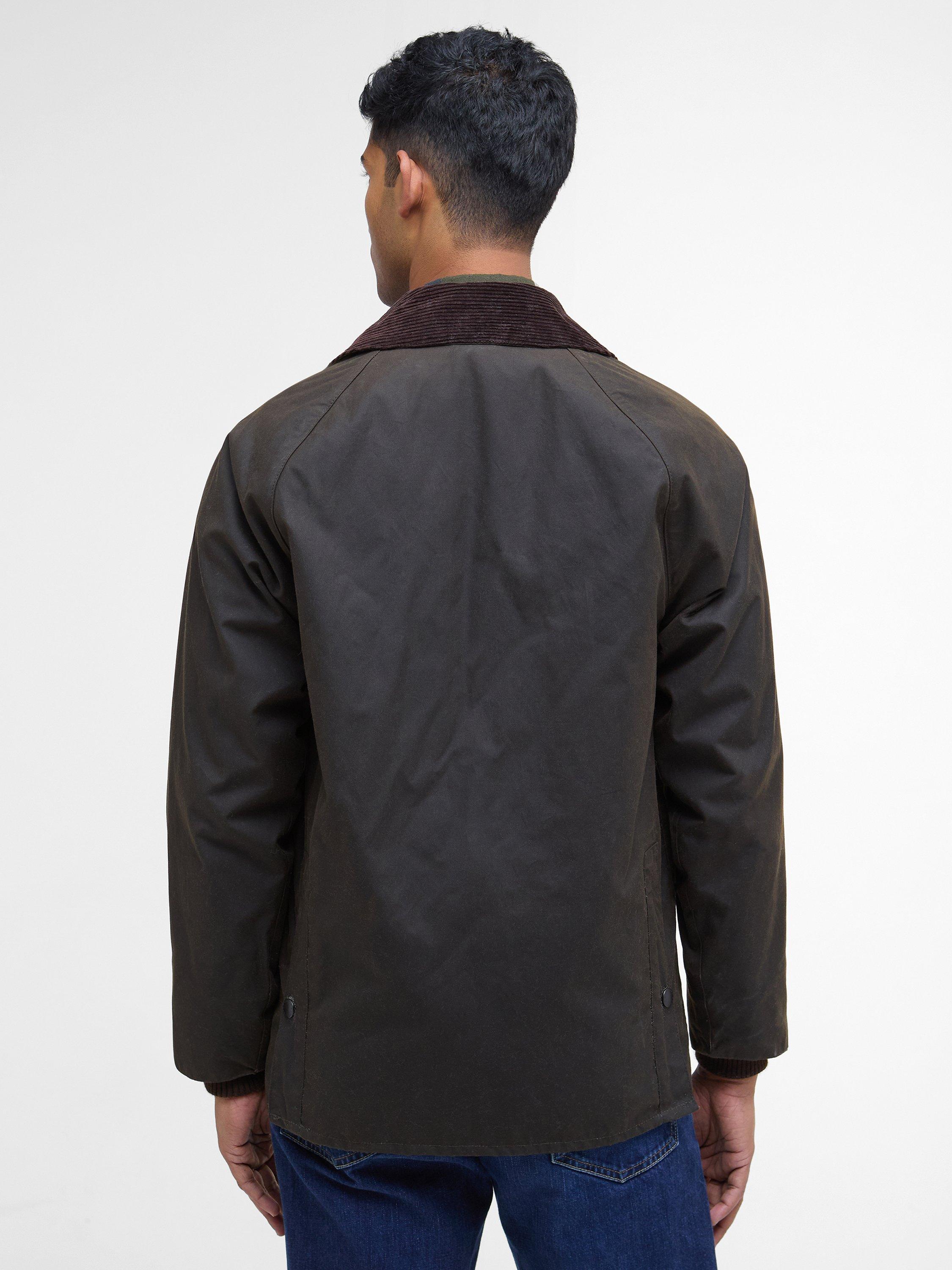 Product image 2 of 6, which shows Barbour Classic Bedale Waxed Cotton Jacket, Olive, 46