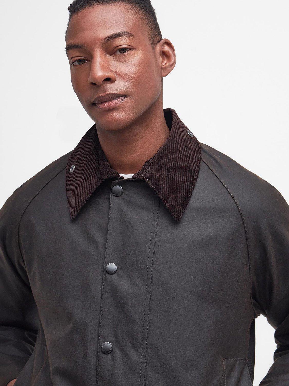 Product image 3 of 11, which shows Barbour Classic Beaufort Waxed Cotton Jacket, Olive, 52