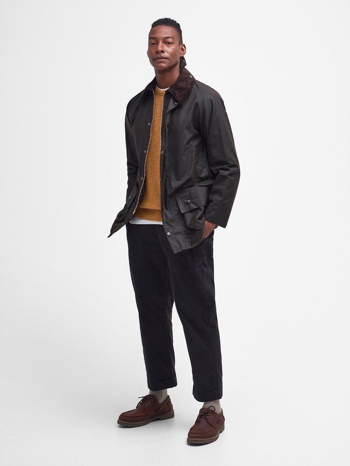 Product image 6 of 11, which shows Barbour Classic Beaufort Waxed Cotton Jacket, Olive, 52