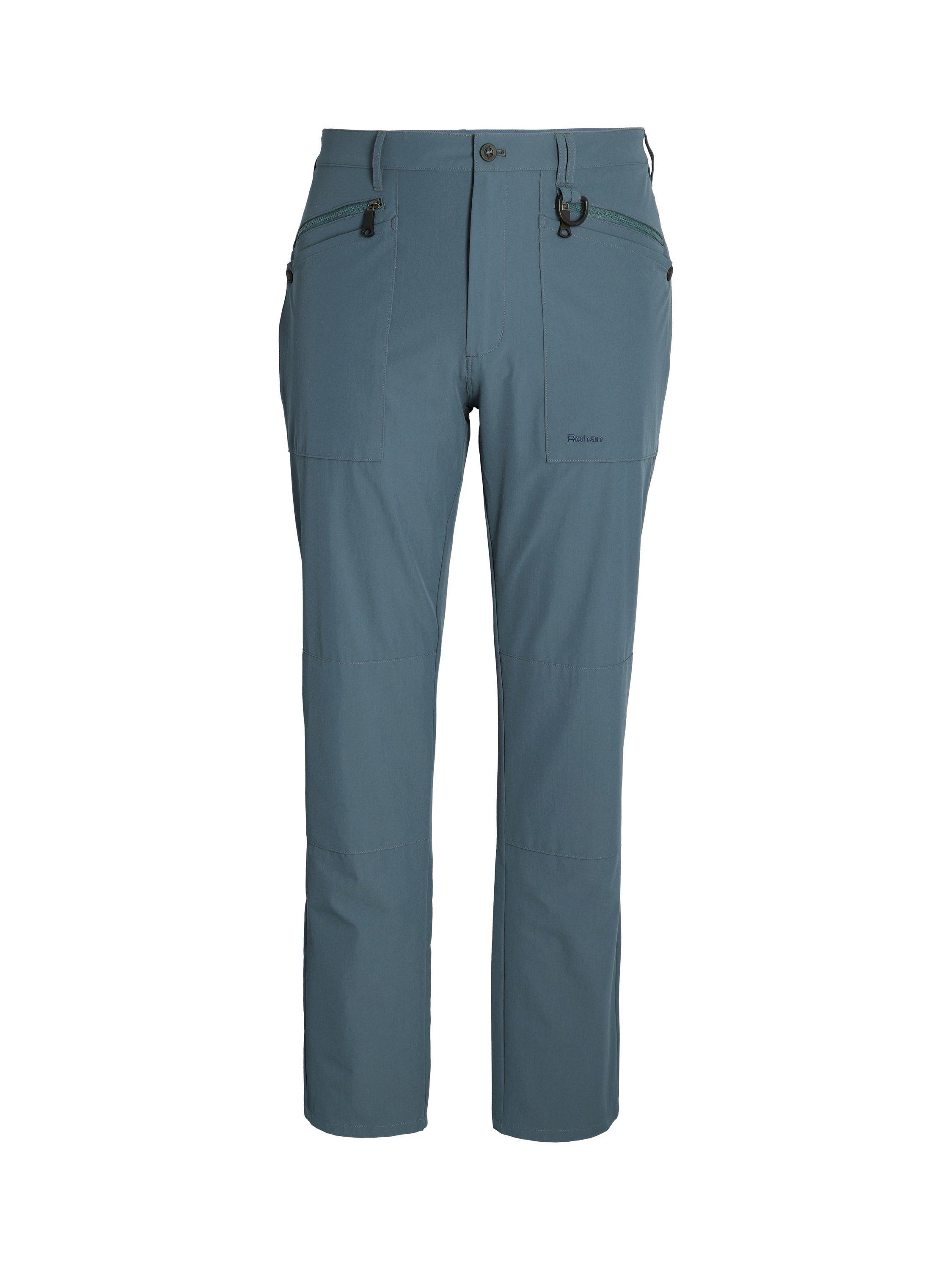 Product image 3 of 5, which shows Rohan Men's Stretch Bags Trousers, Steel Blue, 30S