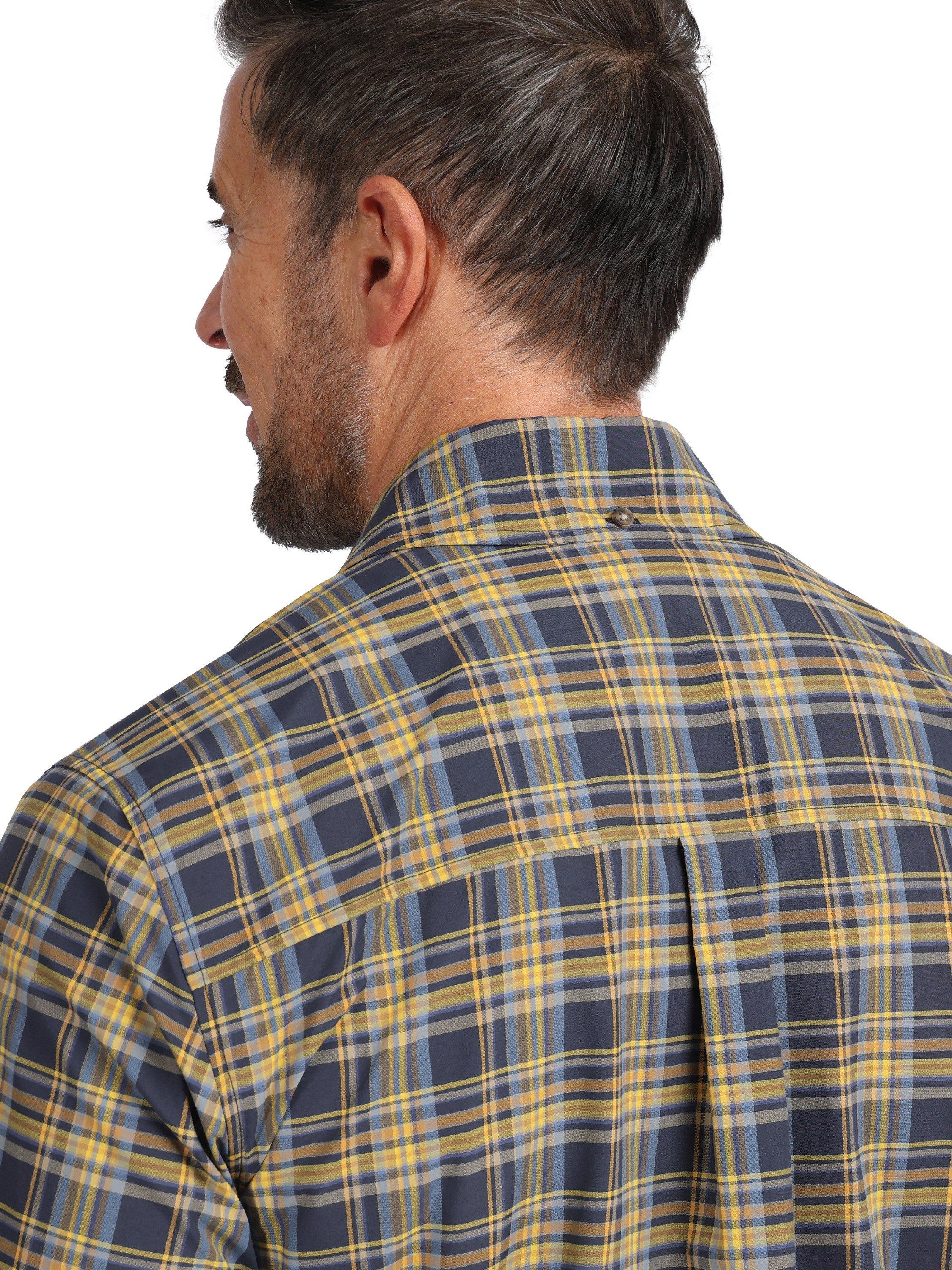 Product image 9 of 9, which shows Rohan Men's Pennine Shirt, Navy/Ochre, S