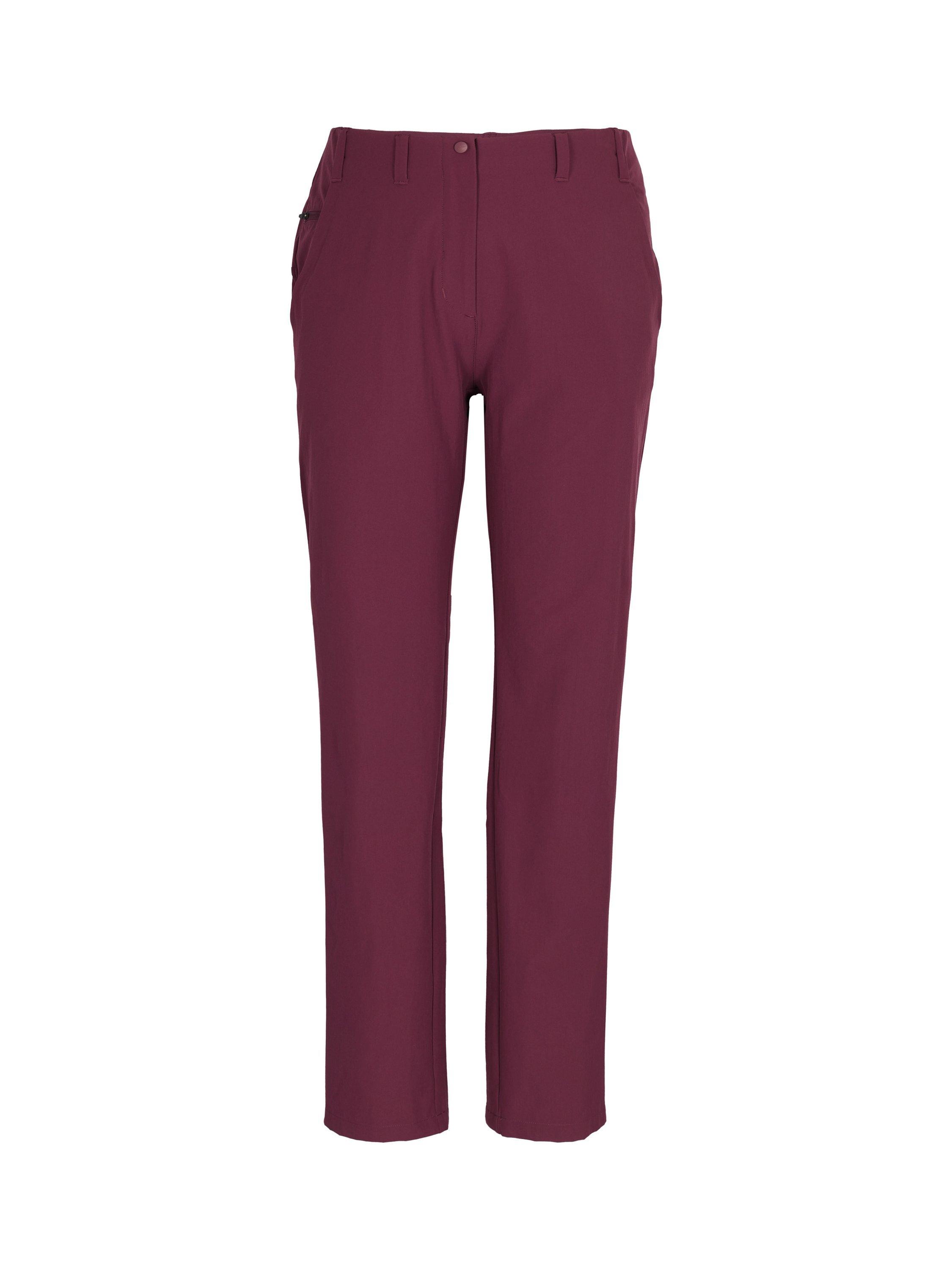 Product image 2 of 6, which shows Rohan Women's Roamers Walking Trousers, Cayenne Purple, 8S