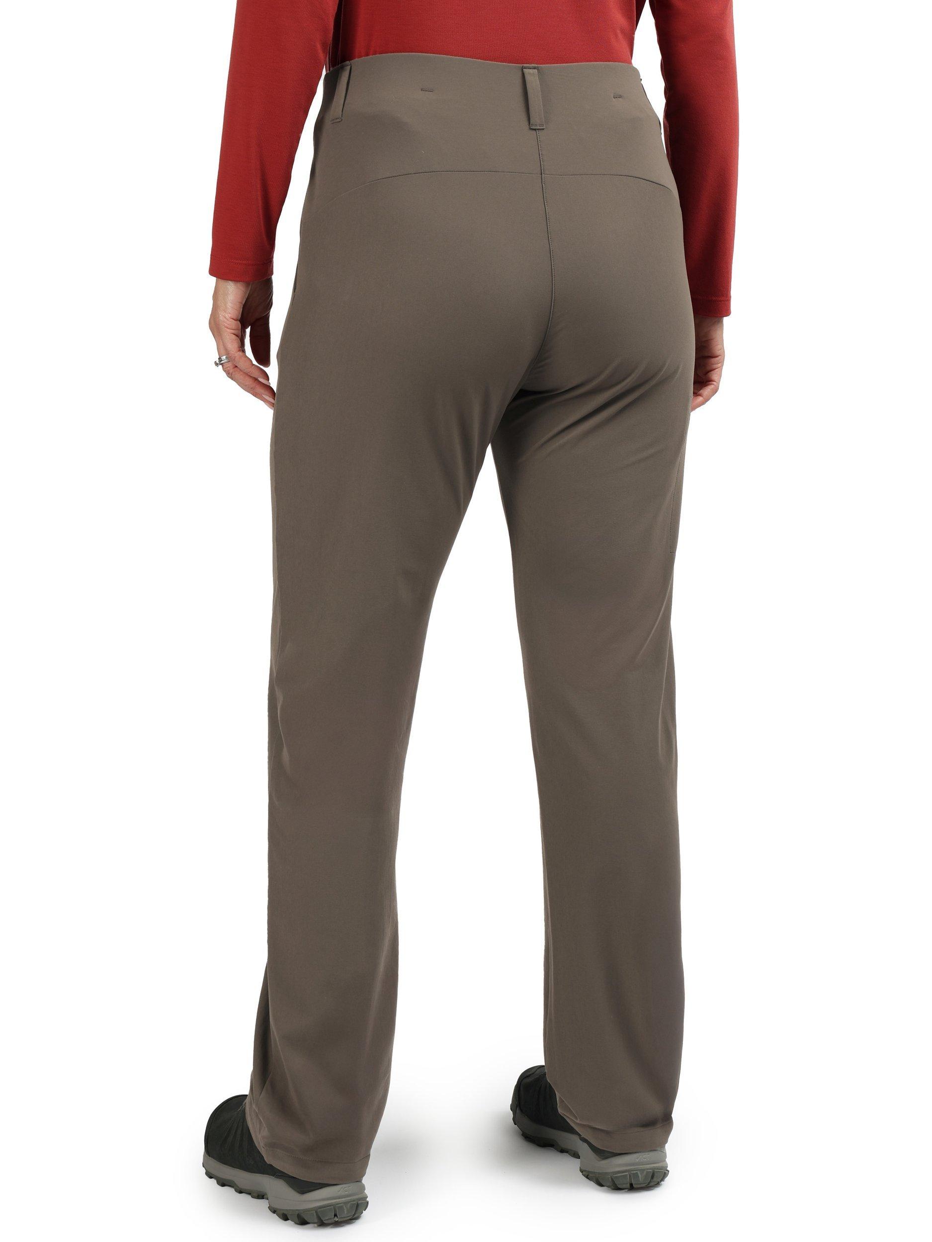 Product image 2 of 6, which shows Rohan Women's Roamers Walking Trousers, Dark Olive Brown, 8S