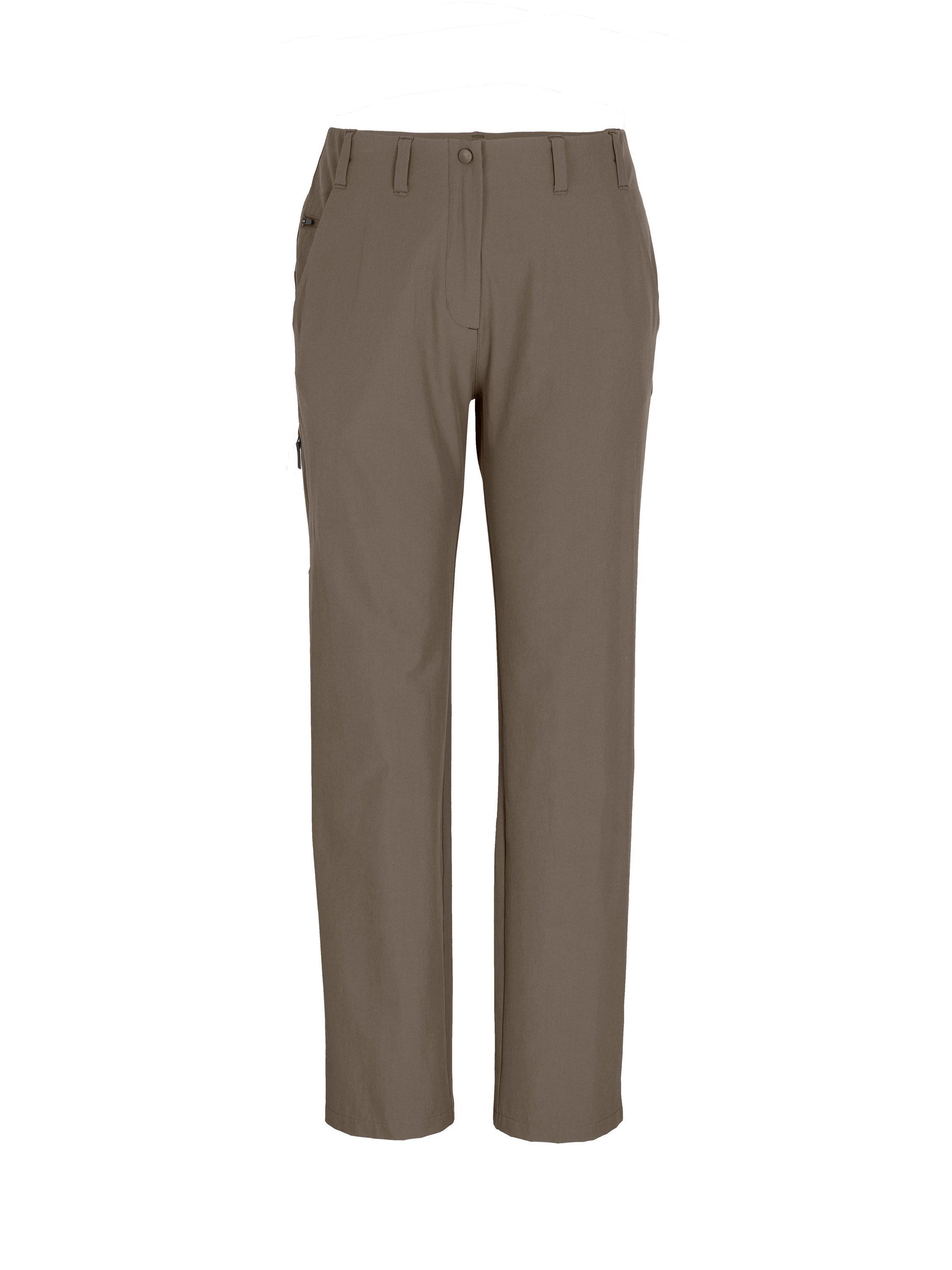 Product image 3 of 6, which shows Rohan Women's Roamers Walking Trousers, Dark Olive Brown, 8S