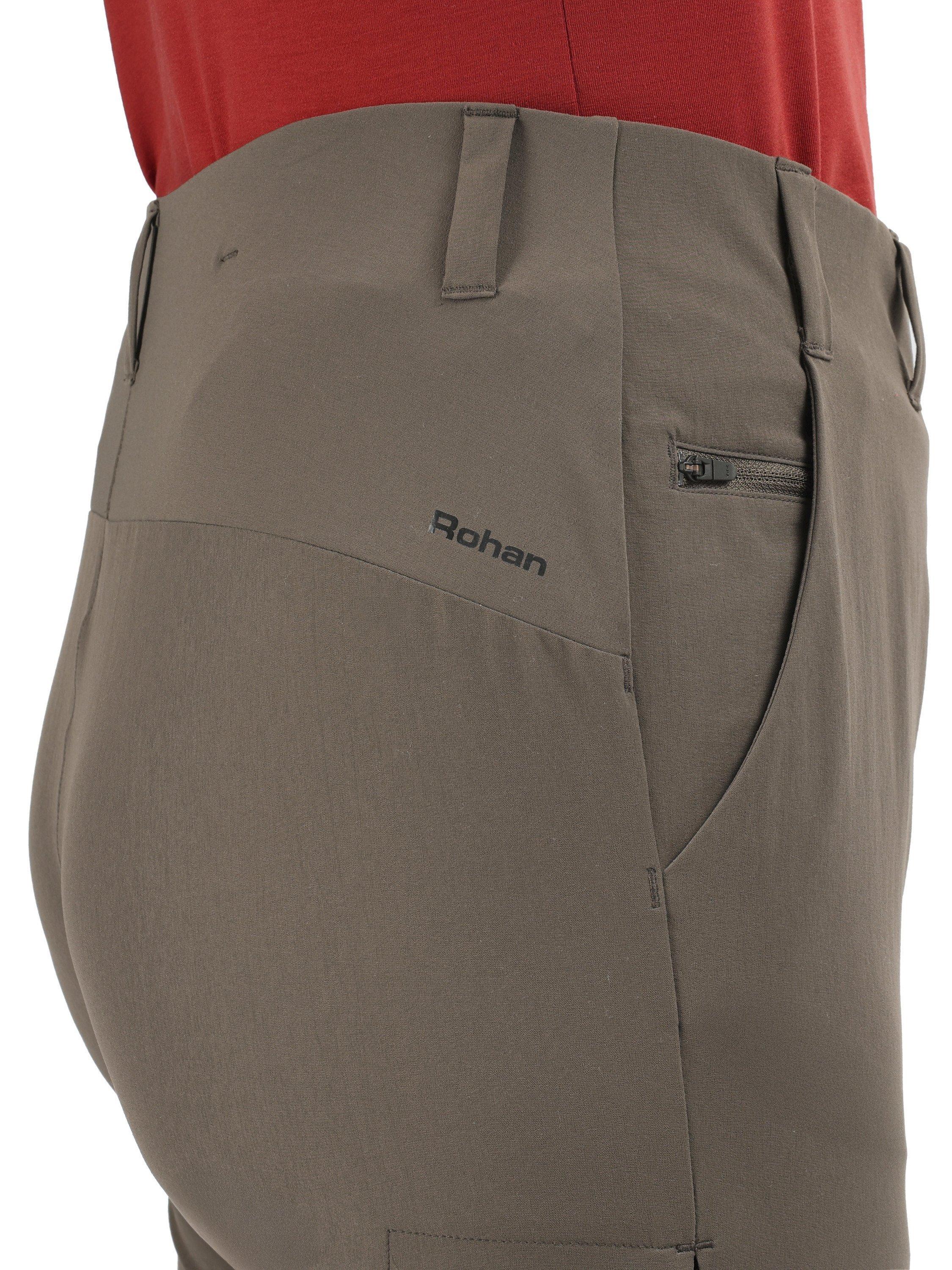 Product image 6 of 6, which shows Rohan Women's Roamers Walking Trousers, Dark Olive Brown, 8S