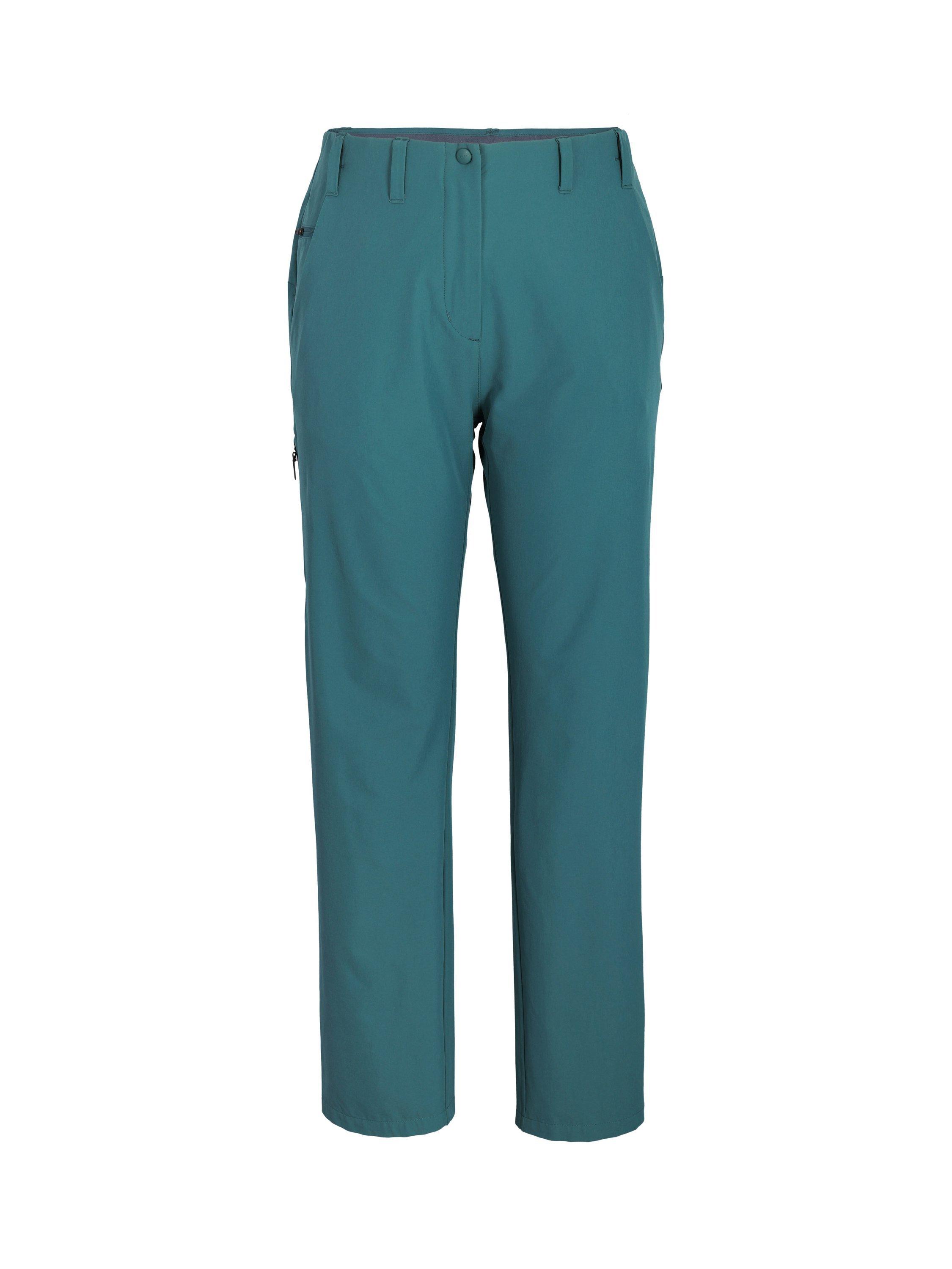 Product image 3 of 7, which shows Rohan Women's Roamers Walking Trousers, Pacific Green, 8S