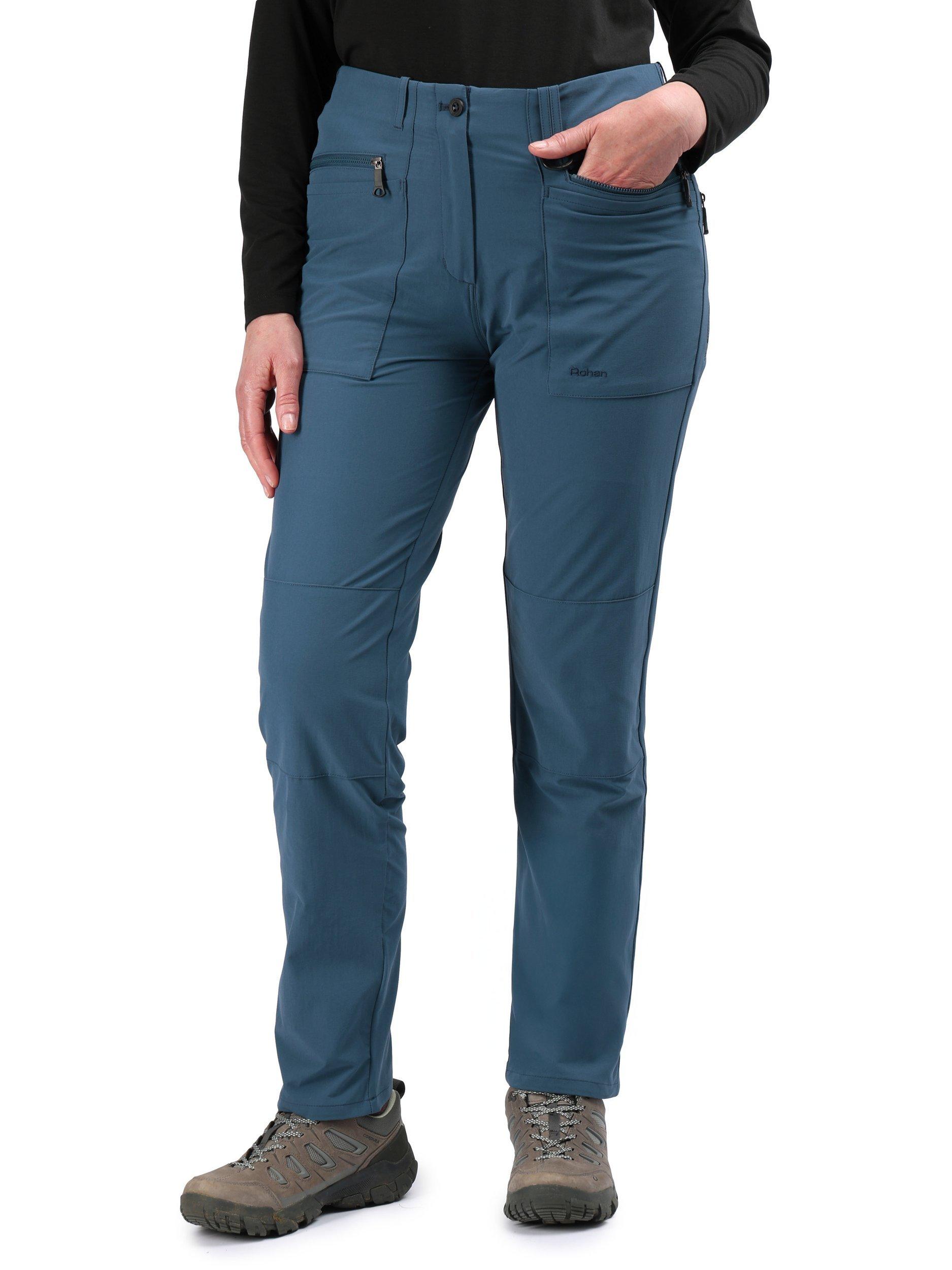 Product image 1 of 5, which shows Rohan Women's Stretch Bags Trousers, Ocean Blue, 8S