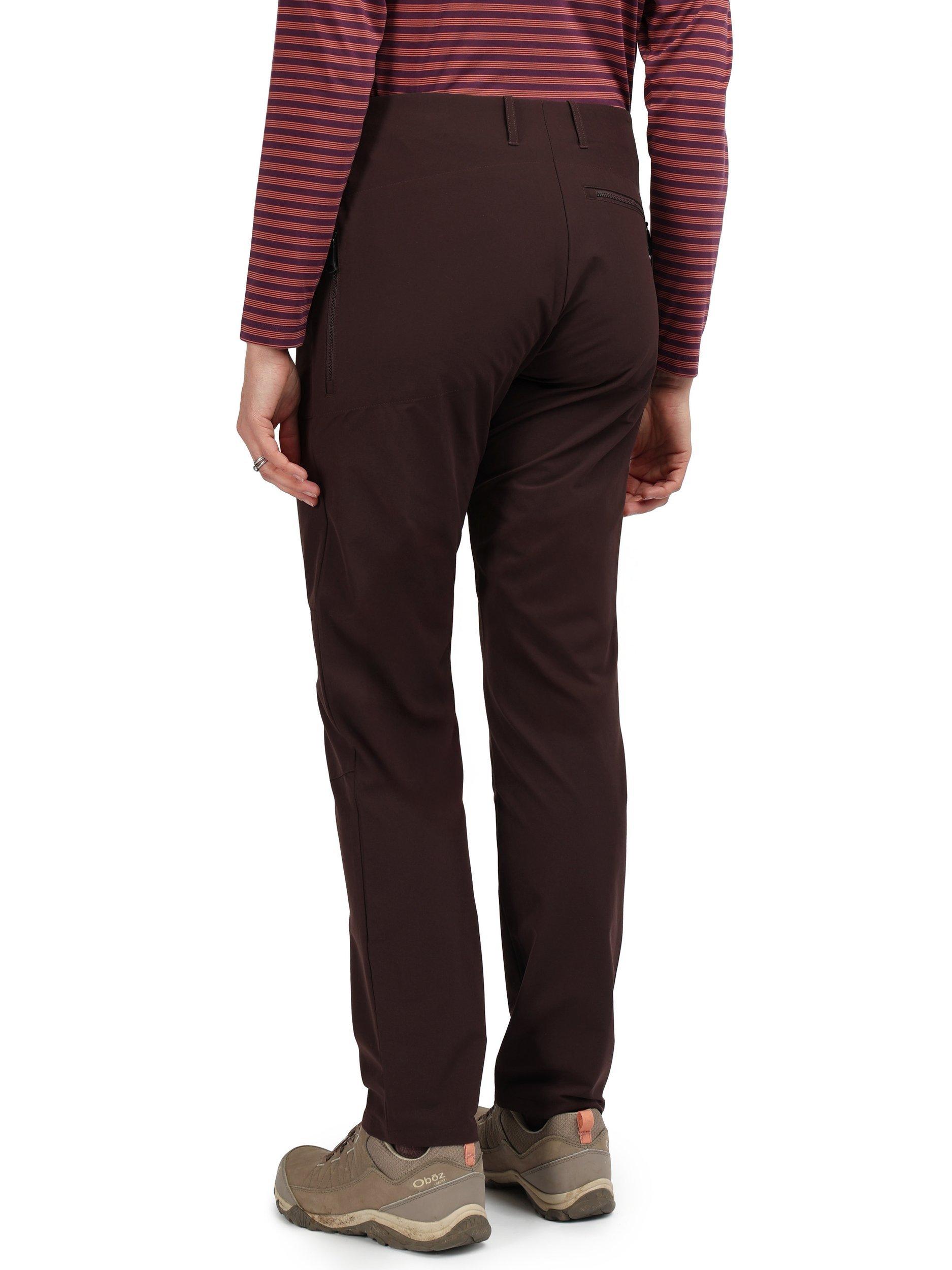 Product image 2 of 6, which shows Rohan Women's Stretch Bags Hiking Trousers, Darkest Plum, 8S