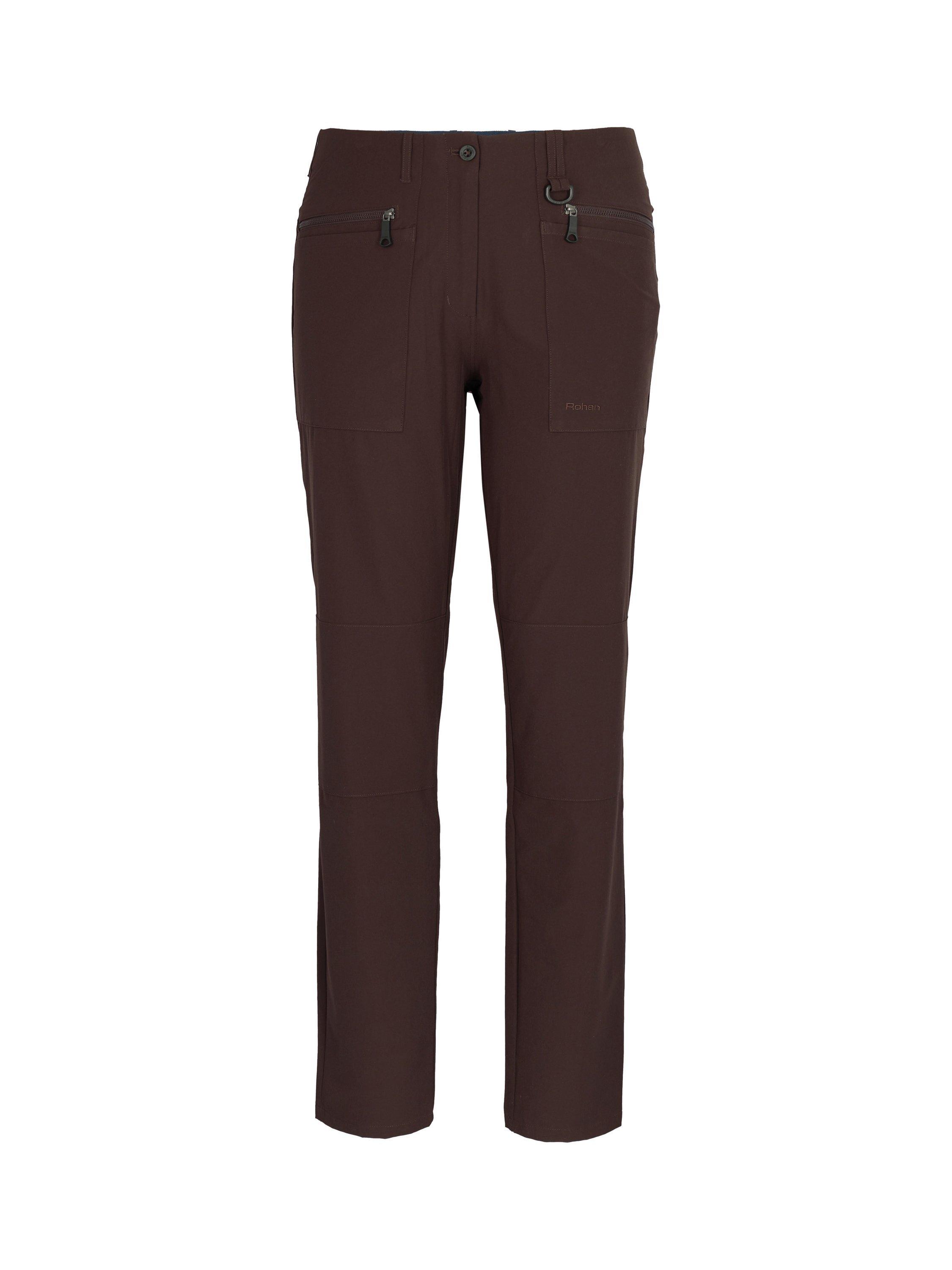 Product image 3 of 6, which shows Rohan Women's Stretch Bags Hiking Trousers, Darkest Plum, 8S