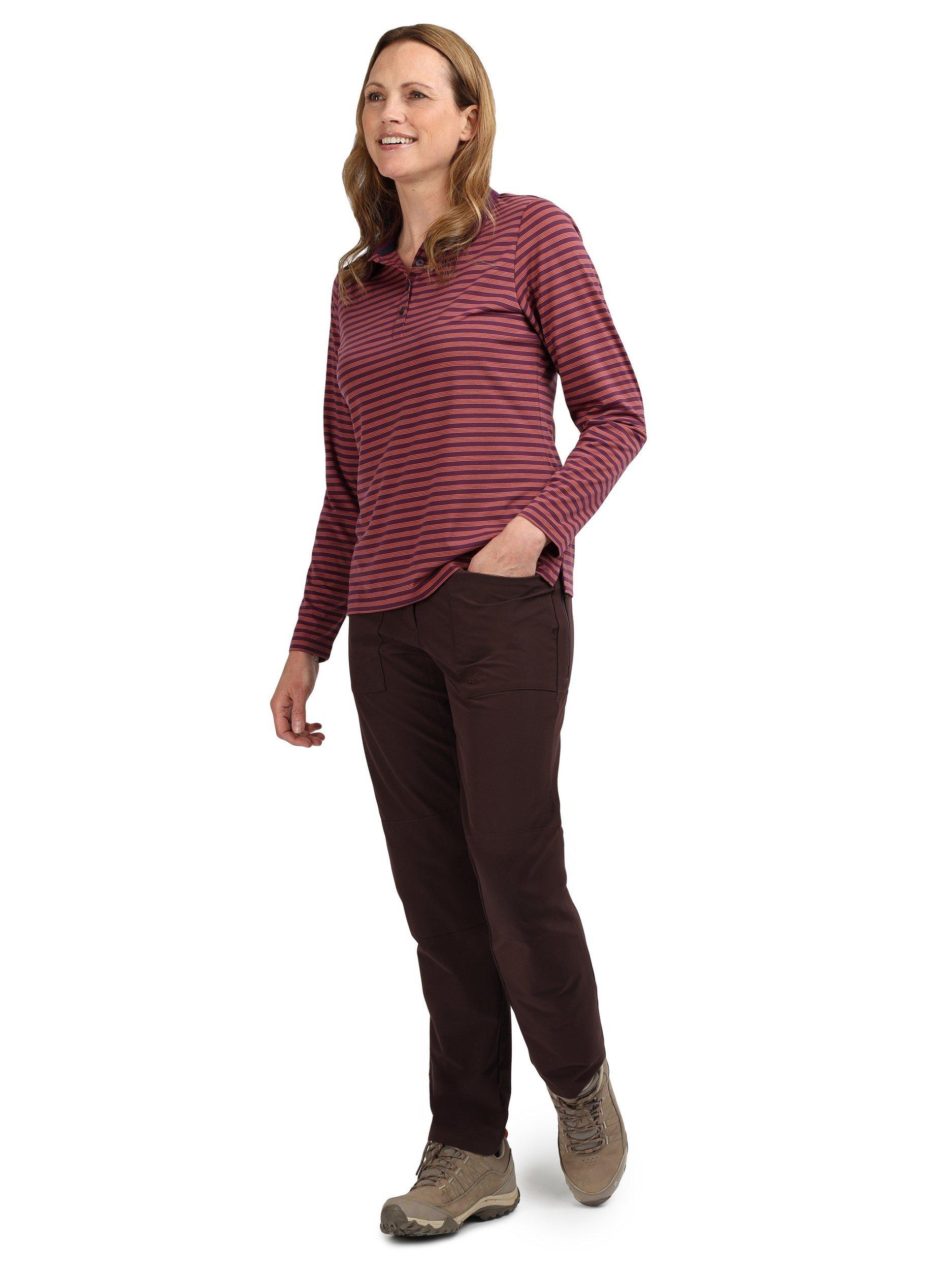 Product image 4 of 6, which shows Rohan Women's Stretch Bags Hiking Trousers, Darkest Plum, 8S