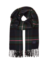 Hobbs Sasha Check Scarf, Grey/Ivory