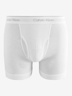 Calvin Klein Cotton Logo Waistband Boxer Briefs, Black/Grey Heather/White - view 2, Black/Grey Heather/White