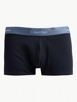 Calvin Klein Icon Stretch Cotton Low Rise Trunks, Pack of 3, Black, Black