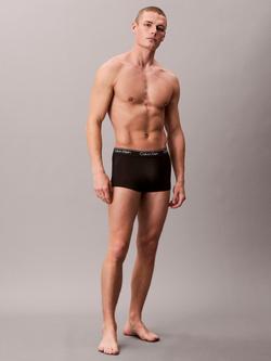 Calvin Klein Micro Stretch Low Rise Trunks, Pack of 3, Black - view 2, Black
