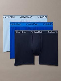 Calvin Klein Boxer Briefs, Pack of 3, Shoreline/ Royalty, Shoreline/ Royalty
