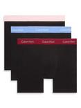 Calvin Klein Stretch Cotton Boxer Briefs, Pack of 3, Black/Multi