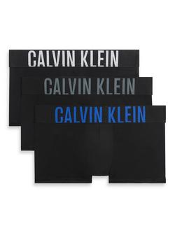 Calvin Klein Low Rise Trunks, Pack of 3, Black/Multi, Black/Multi