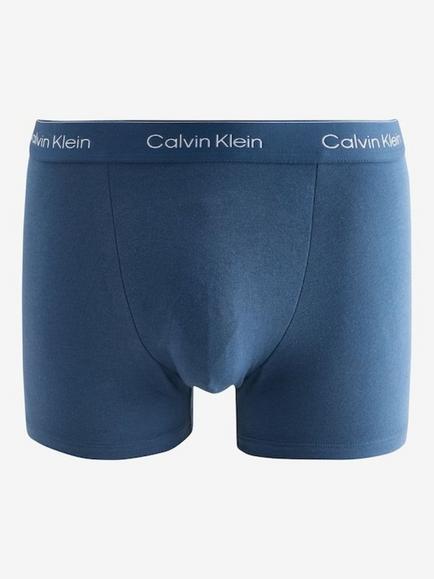 Calvin Klein Relaxed Trunks, Pack of 3, Turf/Black/Blue - view 2, Turf/Black/Blue