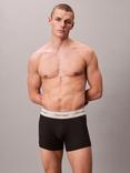 Calvin Klein Heritage Stretch Cotton Trunks, Pack of 3, Black