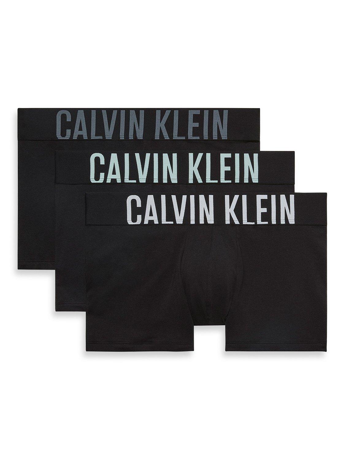 Product image 1 of 1, which shows Calvin Klein Intense Power Waistband Trunks, Black, XS