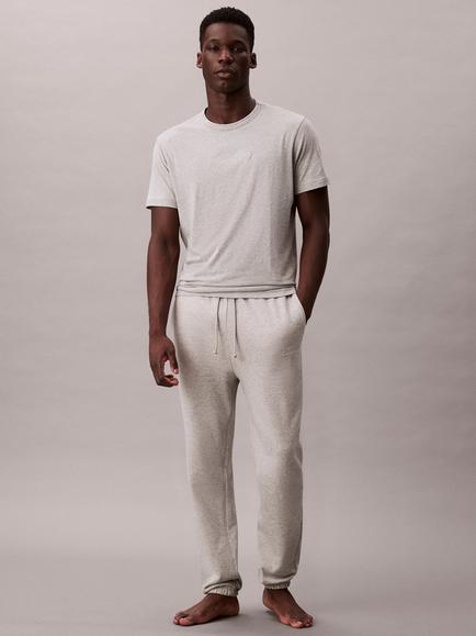 Calvin Klein Drawstring Cotton Blend Joggers, Grey Heather, Grey Heather