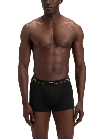 HUGO BOSS BOSS Cotton Trunks, Pack of 5, Multi - view 2, Multi