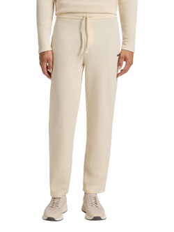 HUGO BOSS BOSS Cotton Blend Drawstring Pyjama Bottoms, Open White