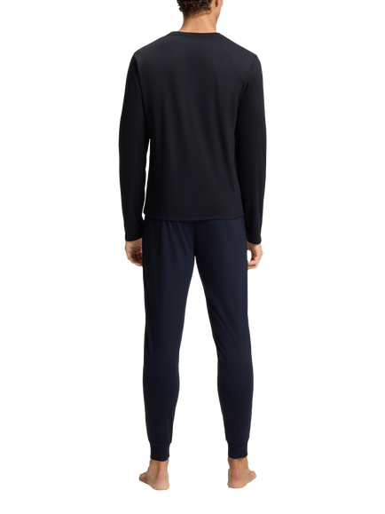 BOSS Cotton Logo Pyjama Set - view 2, Dark Blue