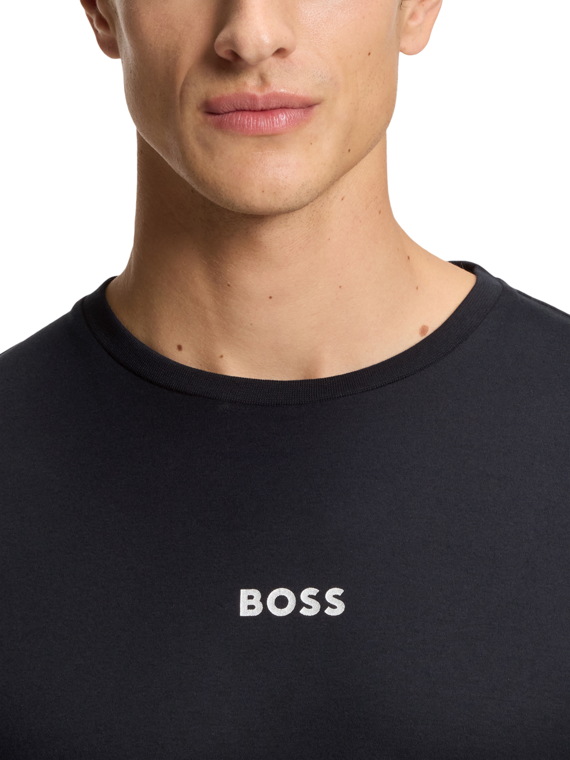 Product image 5 of 5, which shows BOSS Cotton Logo Pyjama Set, Dark Blue, L