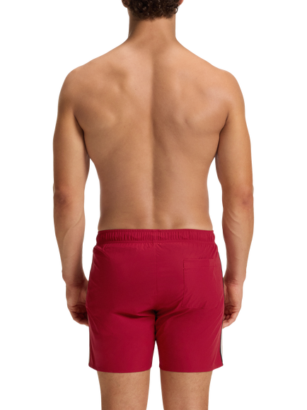 BOSS Drawstring Swim Shorts, Medium Red - view 2, Medium Red