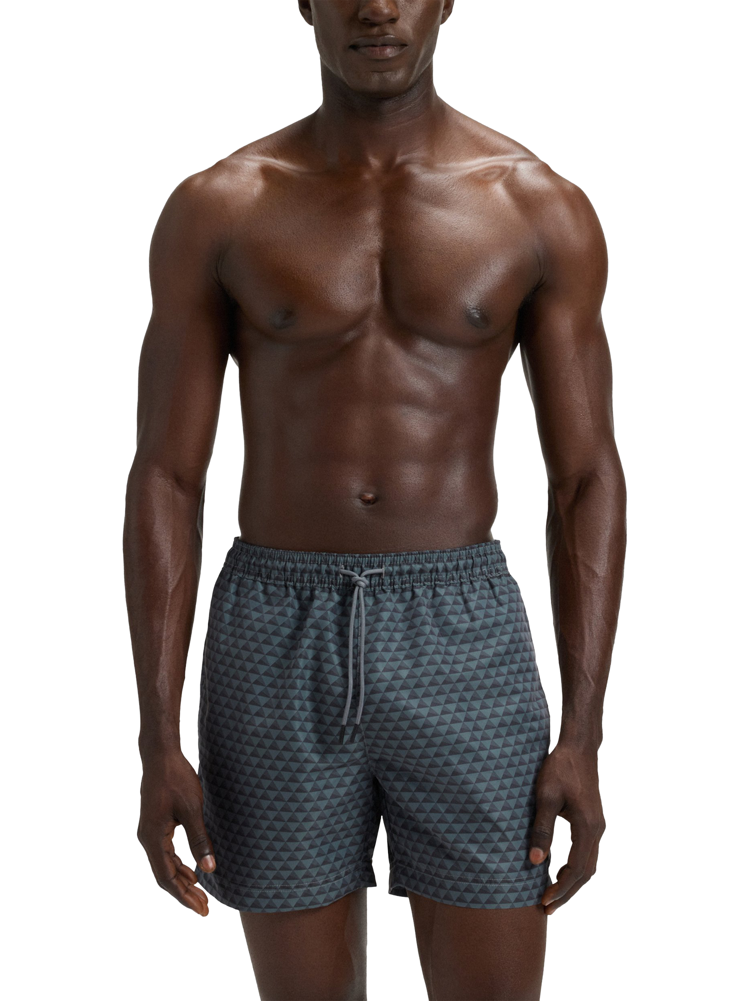 Product image 1 of 4, which shows HUGO BOSS BOSS Swim Shorts, Open Grey, XXL