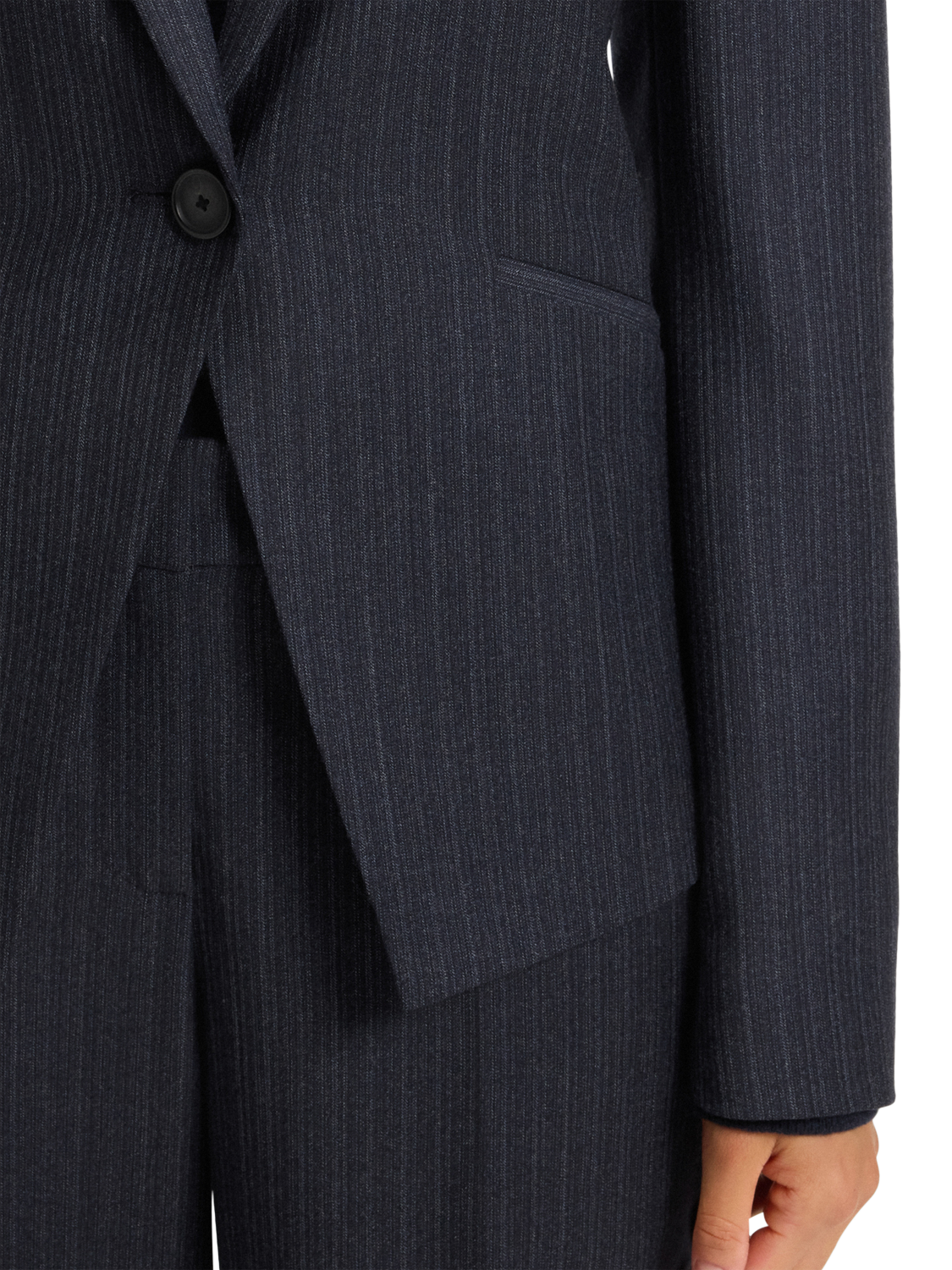Product image 6 of 6, which shows BOSS Wool Slim Fit Striped Blazer, Open Miscellaneous, 4