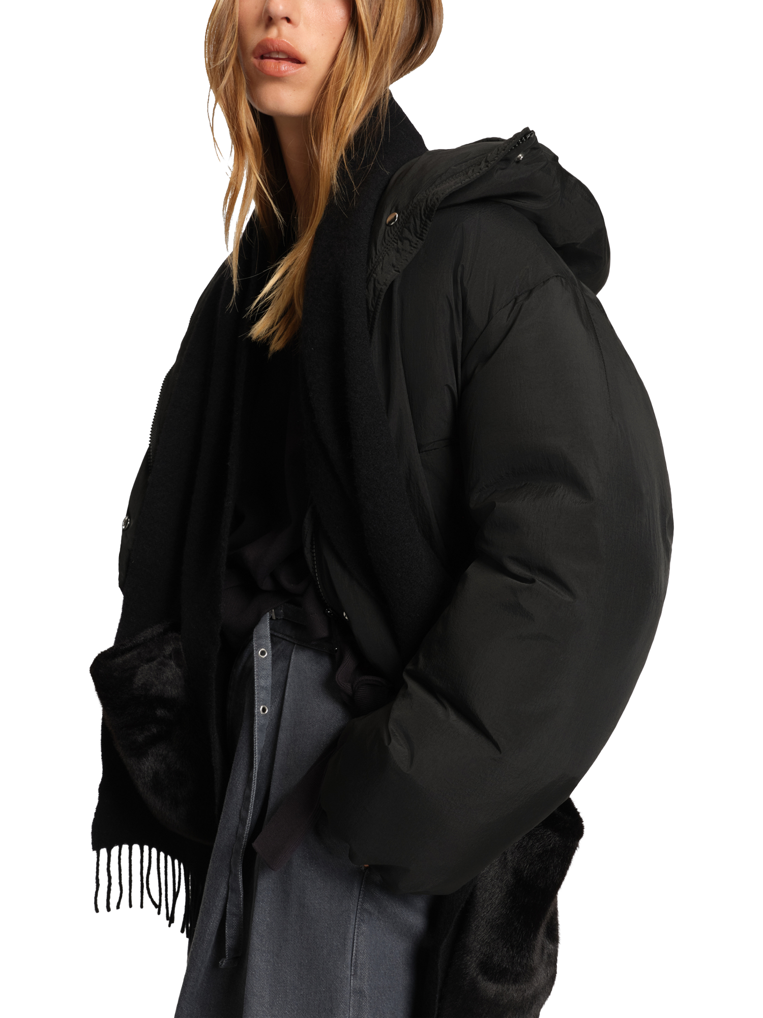 Product image 6 of 6, which shows HUGO BOSS BOSS Puffer Jacket, Black, 8