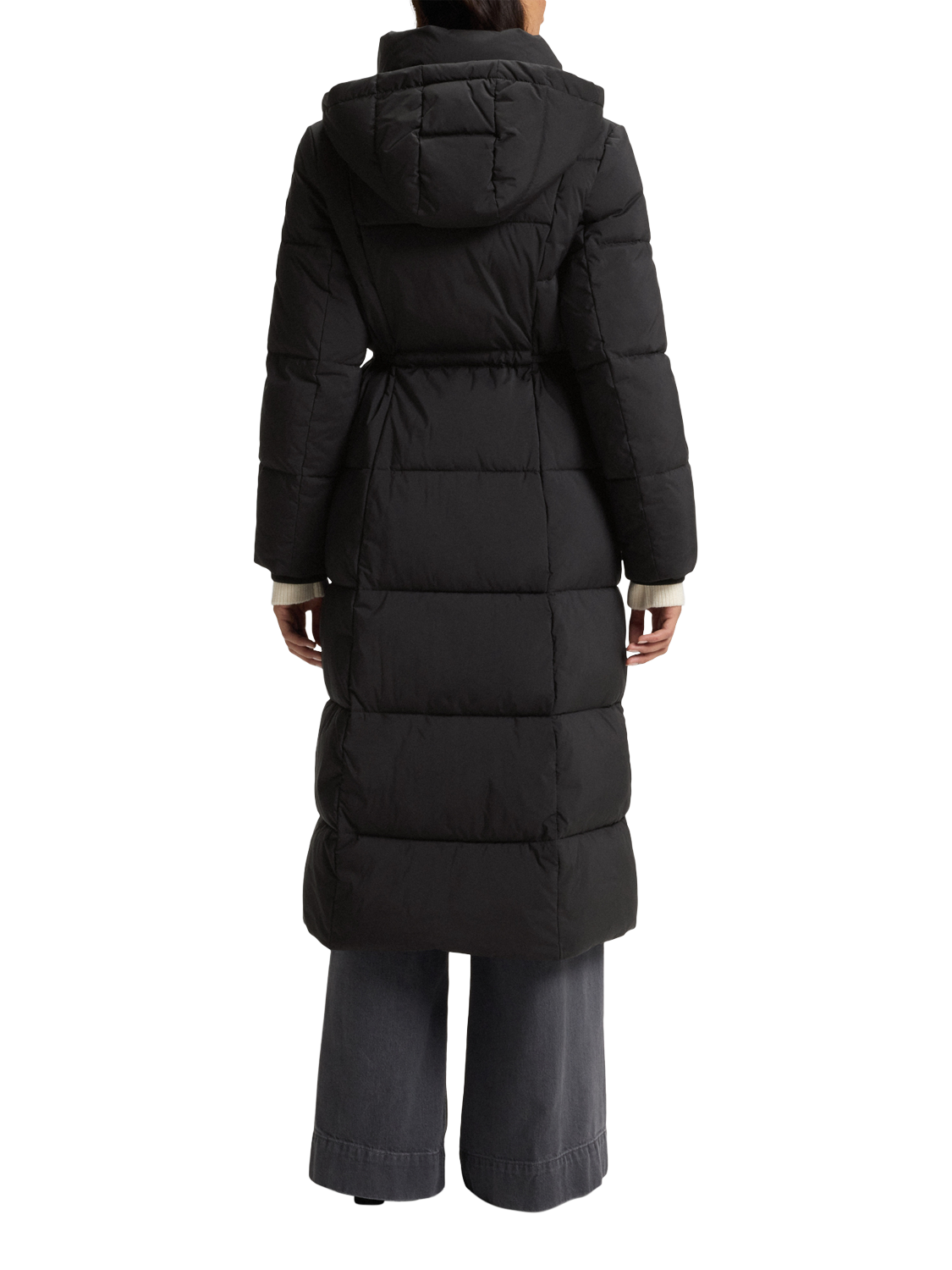 Product image 2 of 6, which shows BOSS Pamaxi Padded Long Coat, Black, 4