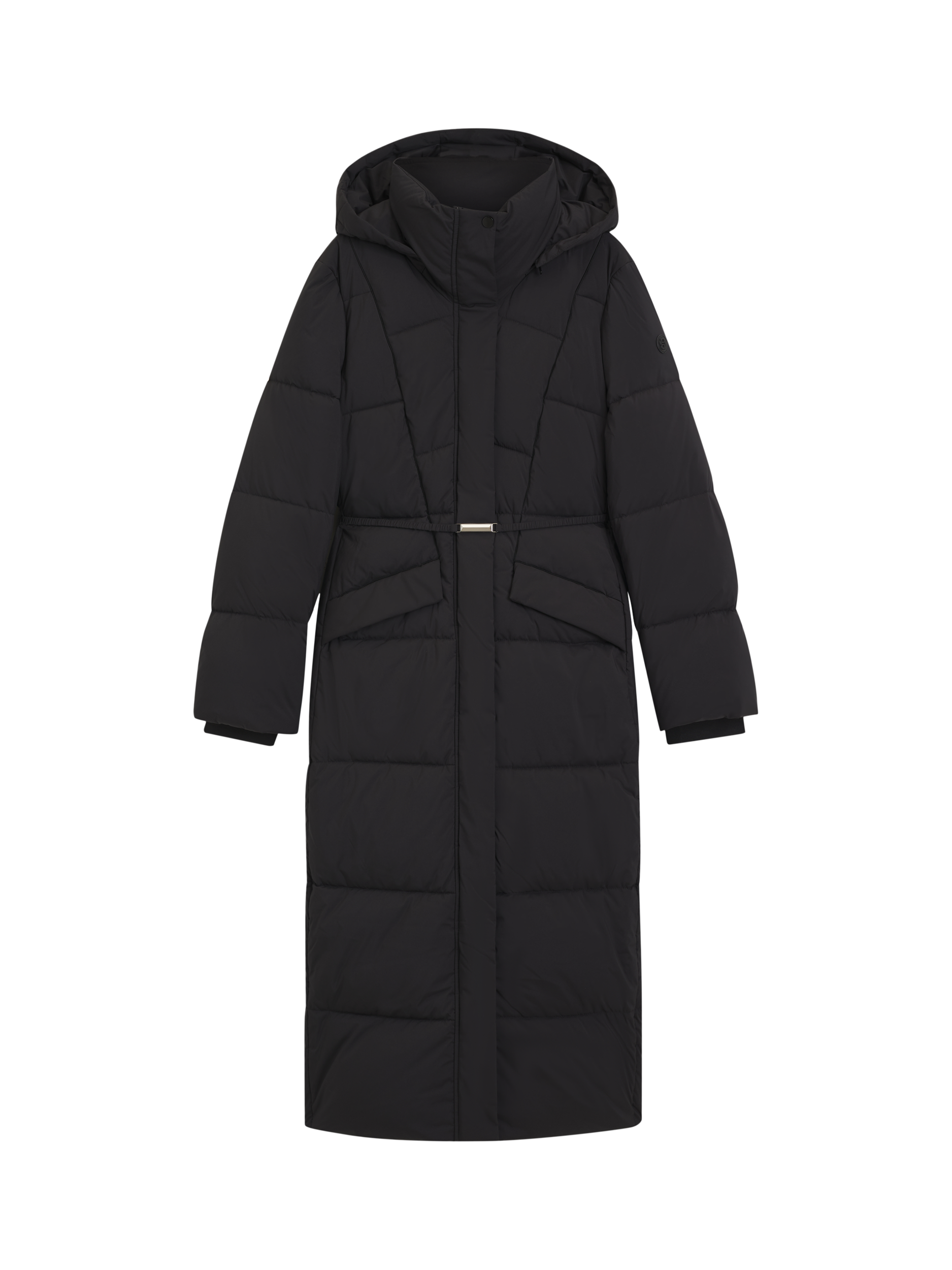 Product image 4 of 6, which shows BOSS Pamaxi Padded Long Coat, Black, 4