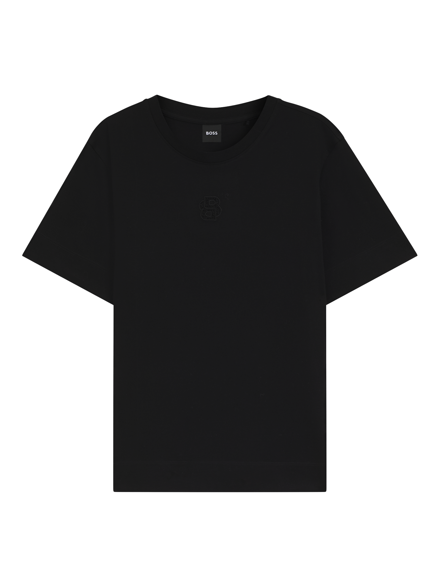 Product image 4 of 5, which shows BOSS Elpha Embroidered Logo T-Shirt, Black, XS