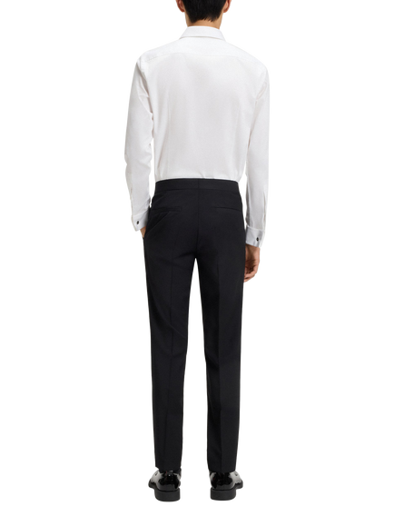 HUGO BOSS HUGO Kennew Slim Fit Cotton Blend Shirt, Open White - view 2, Open White