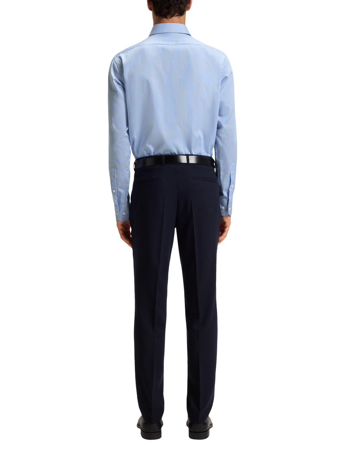 Product image 2 of 6, which shows HUGO BOSS BOSS Regular Fit Stripe Cotton Shirt, Light/Pastel Blue, 17.5