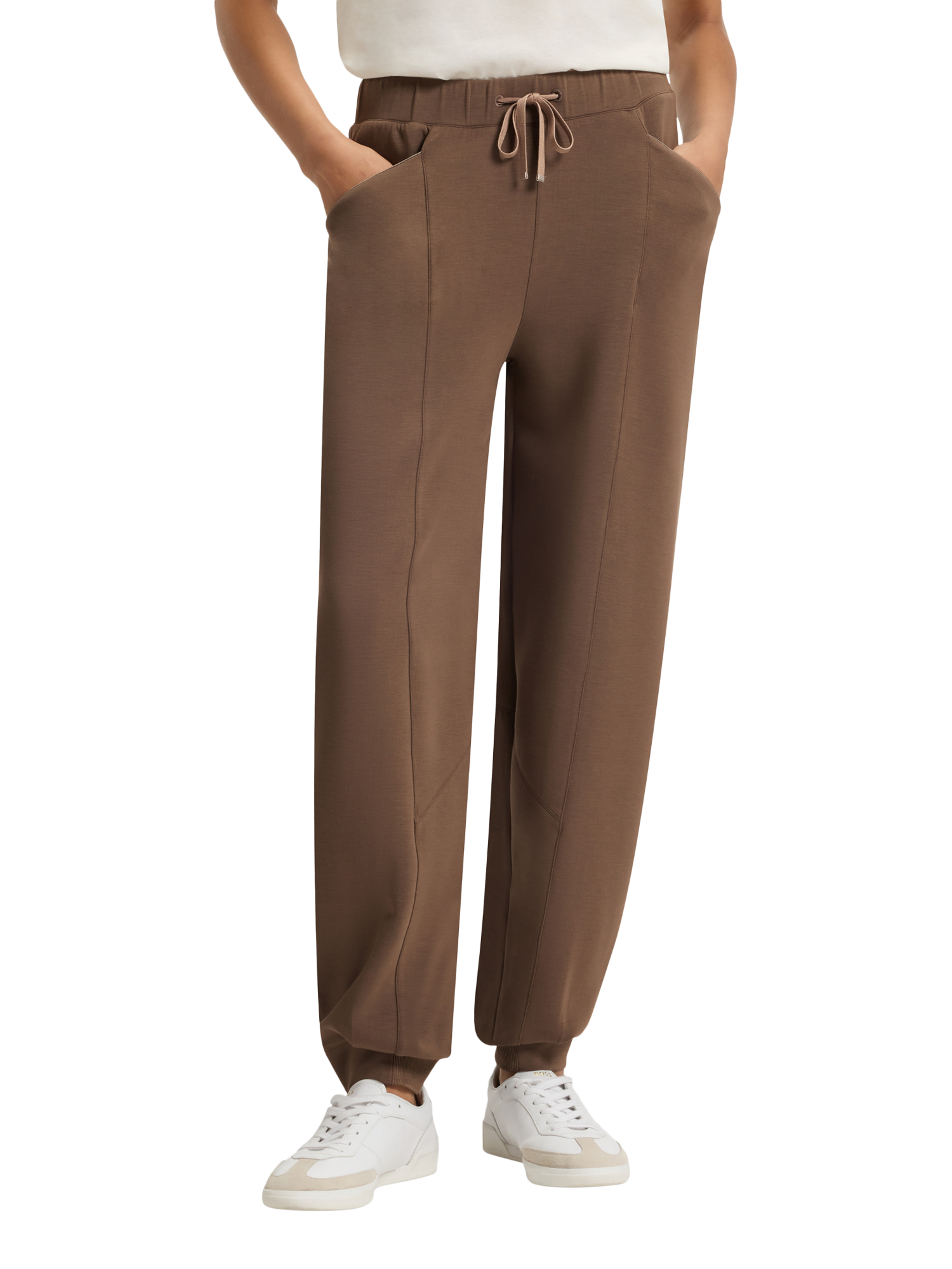 Product image 1 of 6, which shows HUGO BOSS BOSS Loose Joggers, Charcoal, S