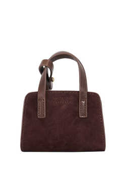 Dune London Dinky Mini Define Bag Charm - view 2, Brown