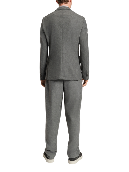 BOSS Slim Fit Flannel Blazer, Medium Grey - view 2, Medium Grey