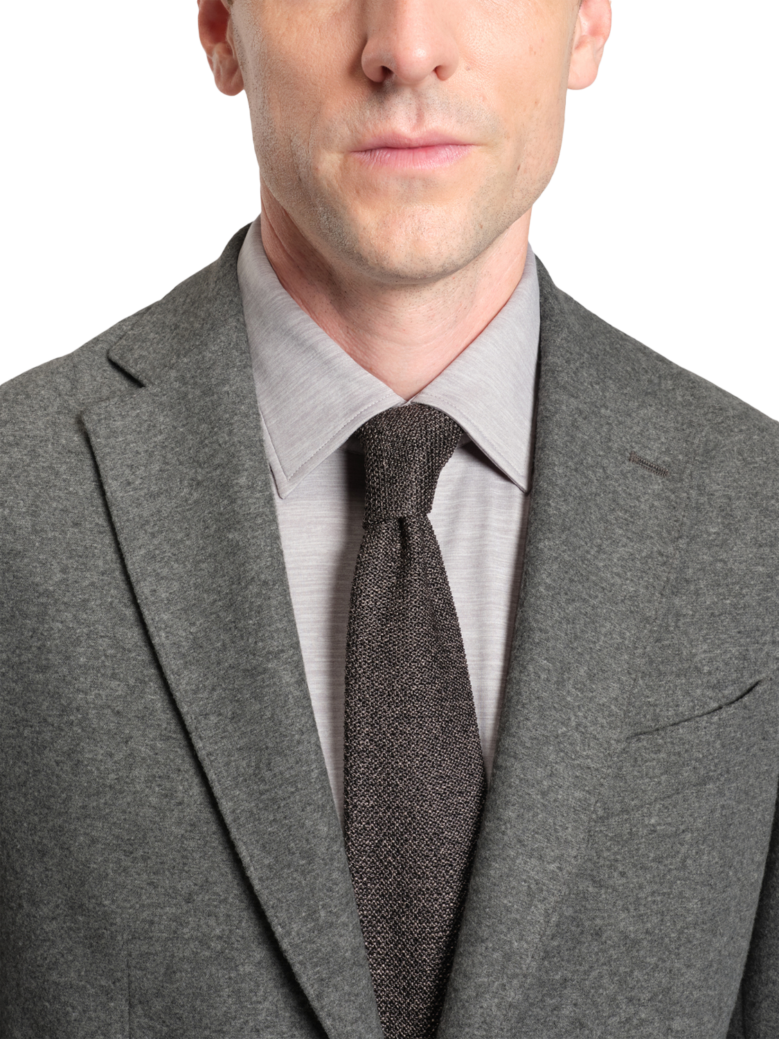 Product image 6 of 6, which shows BOSS Slim Fit Flannel Blazer, Medium Grey, 38R