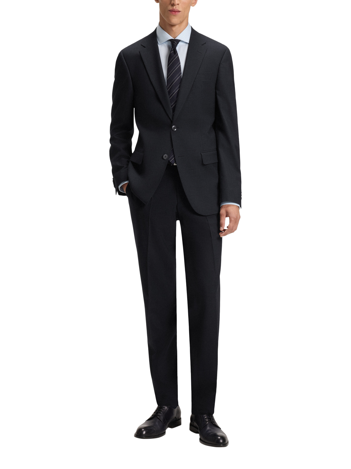 Product image 3 of 6, which shows HUGO BOSS Regular Fit Suit Jacket, Dark Blue, 38R