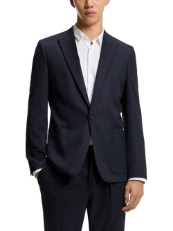 HUGO BOSS HUGO Arti Super Slim Single Breasted Blazer, Navy, Navy