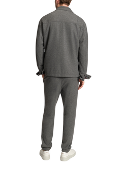 BOSS Wool Blend Tailored Casual Trousers, Grey - view 2, Grey