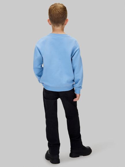 Calvin Klein Kids' Photo Logo Sweatshirt, Faded Denim - view 2, Faded Denim